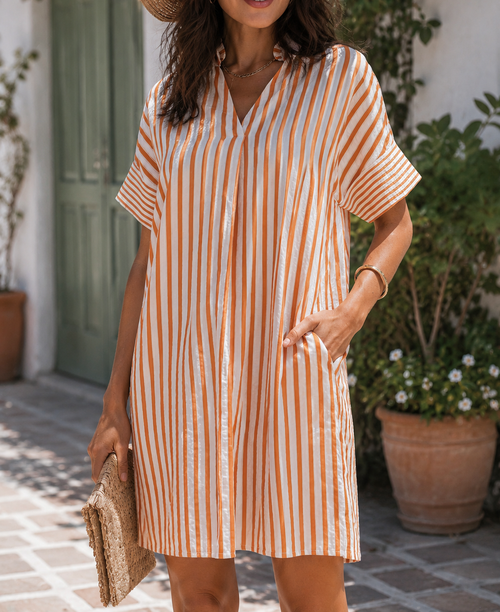 Stripe Mini Dress